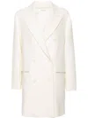 P.a.r.o.s.h Double-breasted Coat In White