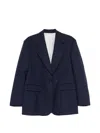 P.a.r.o.s.h Double-breasted Fitted Jacket In Blue