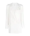 P.a.r.o.s.h Double-breasted Peak-lapels Blazer In White