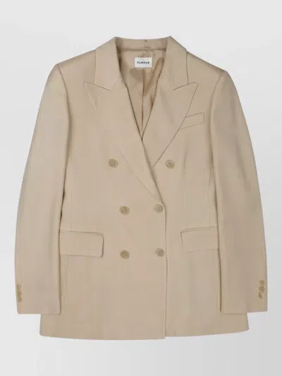 P.a.r.o.s.h Double Breasted Tailored Suit Jacket