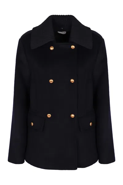 P.A.R.O.S.H DOUBLE-BREASTED WOOL COAT