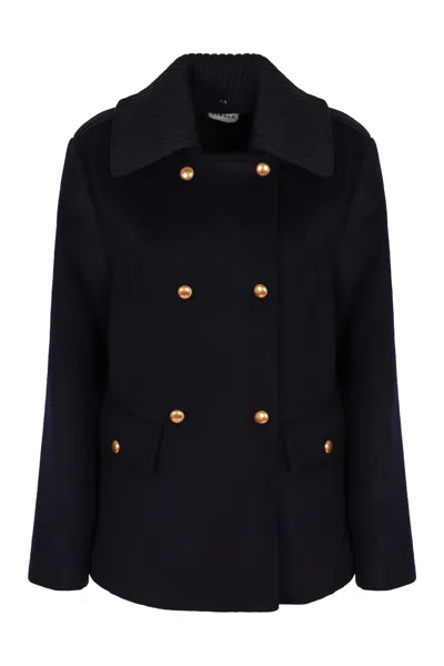 P.A.R.O.S.H PAROSH DOUBLE-BREASTED WOOL COAT