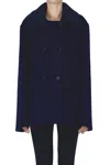 P.a.r.o.s.h Double-breasted Coat In Blue