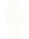 P.a.r.o.s.h Parosh Double-breasted Coat In White