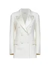 P.a.r.o.s.h Double-breasted Peak-lapel Blazer In 화이트