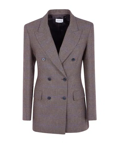 P.a.r.o.s.h Double-breasted Suit Jacket In Gray