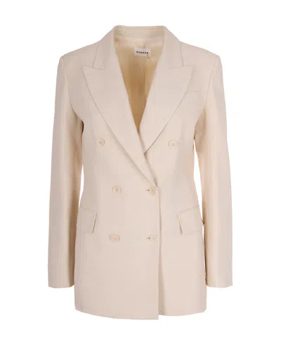 P.a.r.o.s.h Parosh Double-breasted Tailored Blazer In Pink