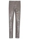 P.a.r.o.s.h Parosh Straight-leg Pants Adorned With Shimmering Sequins