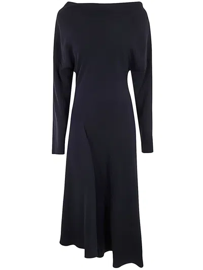 P.a.r.o.s.h P. A.r. O.s. H. Draped Cady Dress In Blue