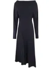 P.a.r.o.s.h P. A.r. O.s. H. Draped Cady Dress In Blue