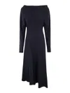 P.a.r.o.s.h P. A.r. O.s. H. Draped Cady Dress In Blue