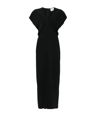 P.A.R.O.S.H DRAPED CADY MAXI DRESS