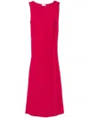 P.a.r.o.s.h Draped Maxi Dress In Pink