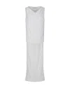 P.a.r.o.s.h Parosh Draped Neckline Silk Blouse In White