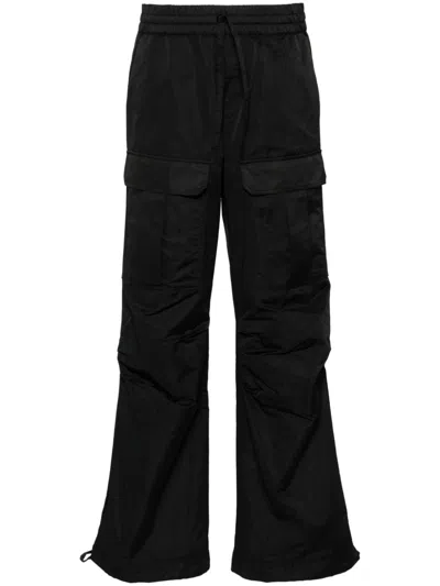 P.a.r.o.s.h Drawstring Cargo Pants In Black