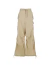 P.a.r.o.s.h Drawstring Cargo Pants In Gray