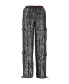 P.a.r.o.s.h Drawstring Casual Pants In Black