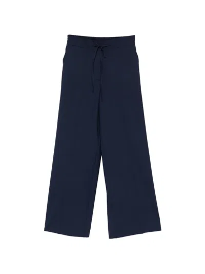 P.a.r.o.s.h Drawstring-fastening Straight Trousers In Blue