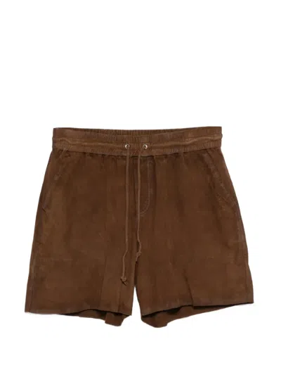 P.a.r.o.s.h Drawstring Shorts In Brown