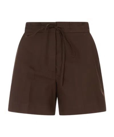 P.a.r.o.s.h . Drawstring Shorts In Brown