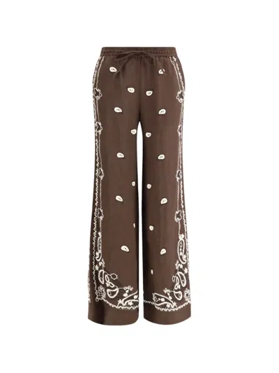 P.a.r.o.s.h Drawstring-waistband Trousers In Brown