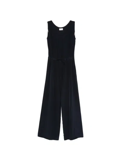 P.a.r.o.s.h Drawstring Wide-leg Jumpsuit In Blue