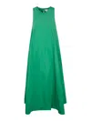 P.a.r.o.s.h Parosh Sleeveless Maxi Dress In Green