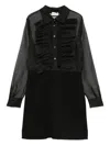 P.a.r.o.s.h Dress With Ruffles In Black