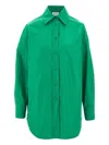 P.a.r.o.s.h Drop-shoulder Shirt In Green