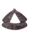 P.a.r.o.s.h Eco Fur Collar In Gray