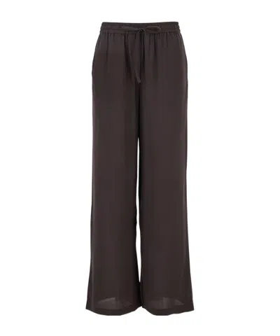 P.a.r.o.s.h . Drawstring Wide-leg Pants In Black