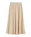 P.a.r.o.s.h Elastic Waist Skirt In Nude