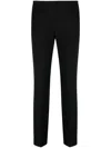 P.a.r.o.s.h . Tailored Black Trousers With Comfortable Waistband In Black