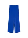 P.a.r.o.s.h Elasticated Palazzo Pants In Blue