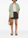P.a.r.o.s.h Elasticated-waist Cotton Shorts In Braun