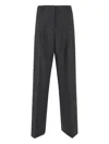 P.a.r.o.s.h Elasticated-waistband Trousers In Black