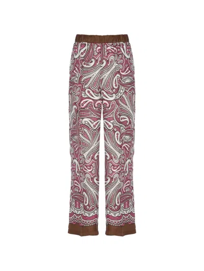 P.a.r.o.s.h Elasticated-waist Paisley Trousers In Multi