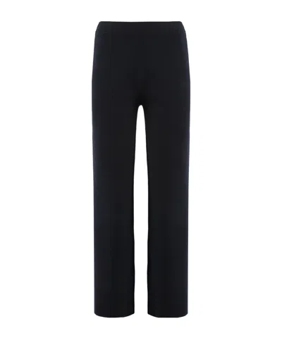 P.a.r.o.s.h . Elasticized Waist Straight Pants In Black