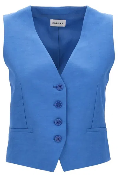 P.a.r.o.s.h Formal Vest Gilet Blue