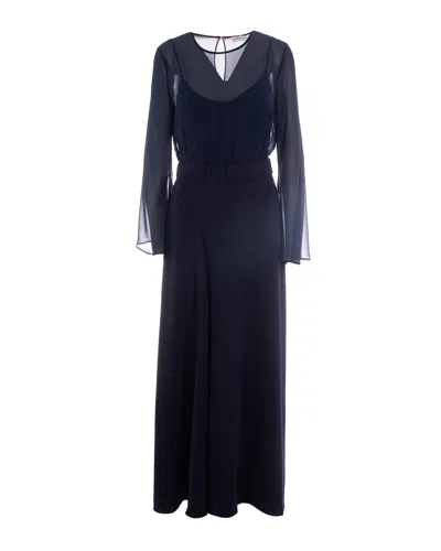 P.a.r.o.s.h Parosh Elegant Mini Dress In Blu