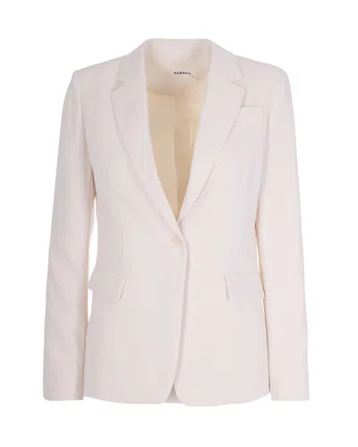 P.a.r.o.s.h Parosh Elegant Mini Jacket For Women - Ss26 Collection In White
