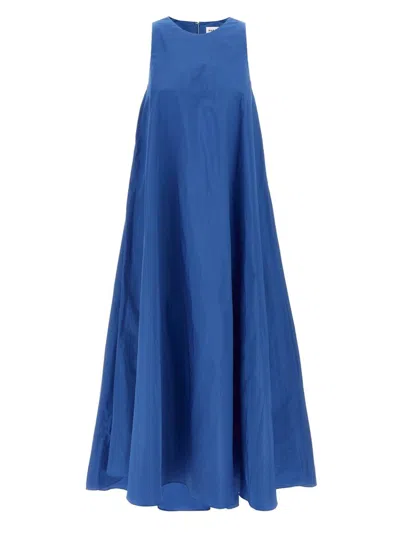 P.a.r.o.s.h Blue Taffeta Long Dress