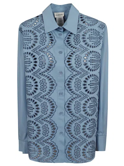P.a.r.o.s.h Elevate Your Wardrobe With The Parosh Women's Cotton Shirt In Blue