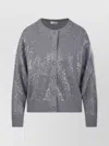P.A.R.O.S.H EMBELLISHED CREW NECK KNITWEAR