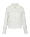 P.a.r.o.s.h Embossed-texture Cropped Jacket