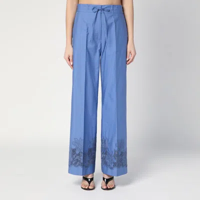 P.A.R.O.S.H P.A.R.O.S.H. EMBROIDERED COTTON PANTS