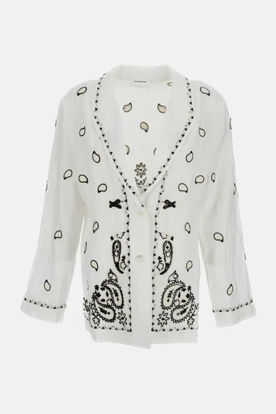 P.a.r.o.s.h Embroidered Jacket In White
