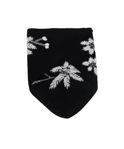 P.a.r.o.s.h Embroidered Scarf In Black