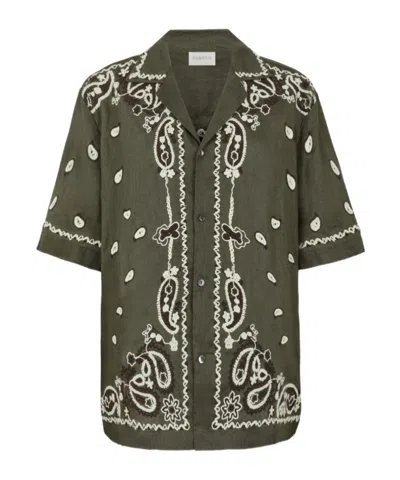 P.a.r.o.s.h Embroidered Shirt In Green