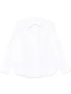 P.a.r.o.s.h White Cotton Shirt With Classic Collar In White